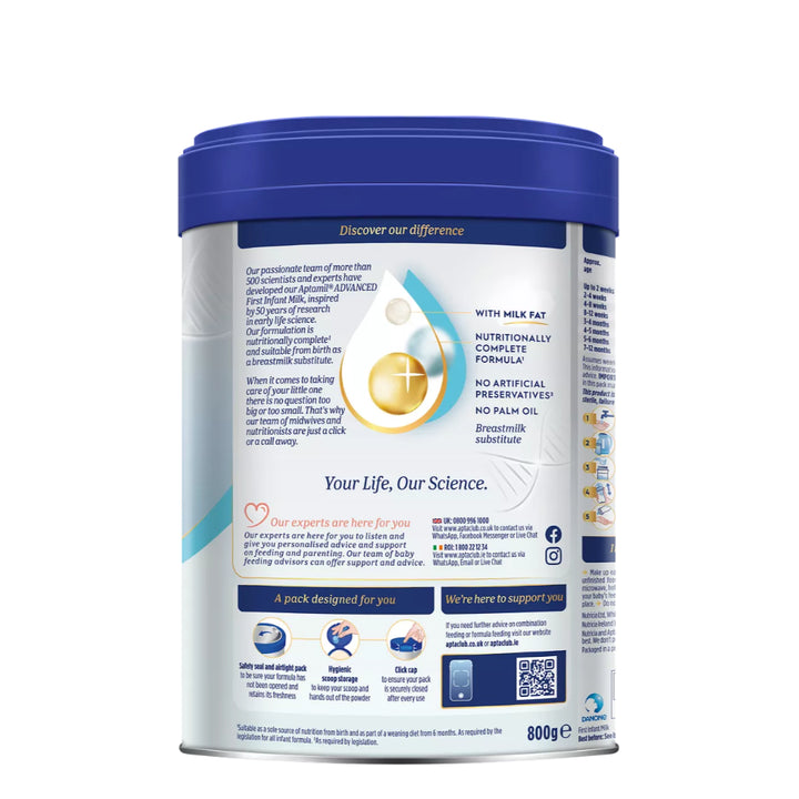 Aptamil Advanced 1 First Infant Milk (From Birth) (800g)