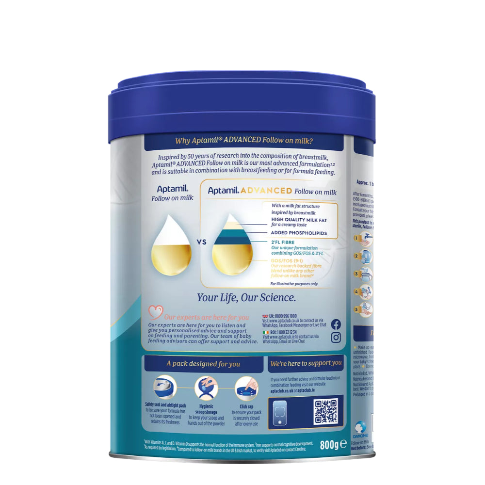 Aptamil Advanced 2 Follow On Milk (6-12 Months) (800g)