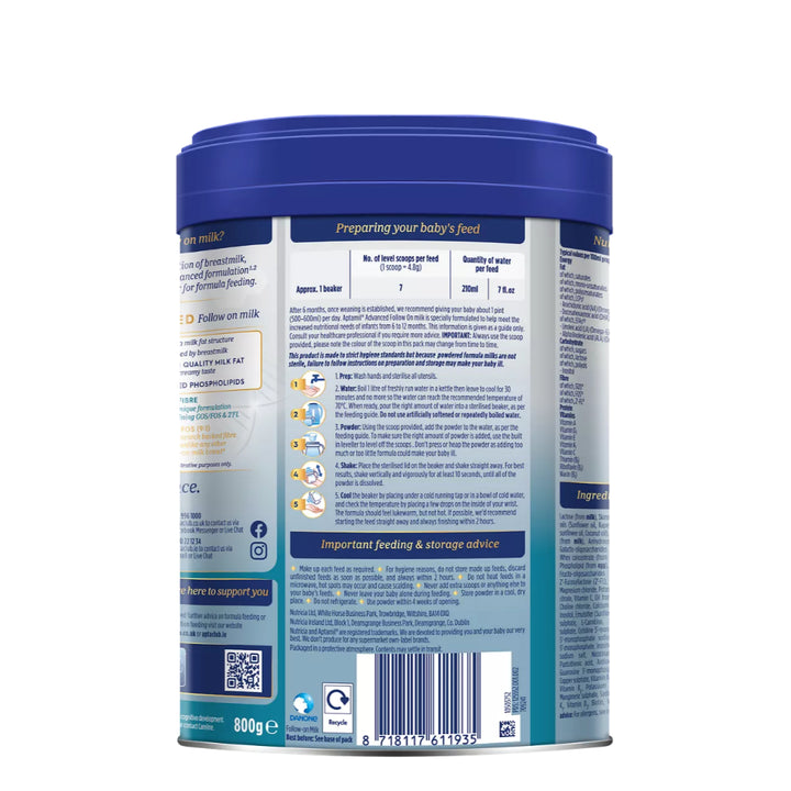 Aptamil Advanced 2 Follow On Milk (6-12 Months) (800g)