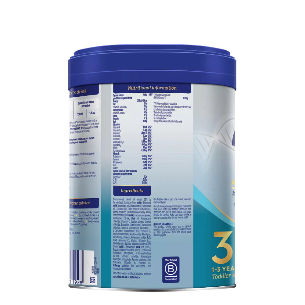 Aptamil Advanced 3 Toddler Milk (1-2 Years) (800g)