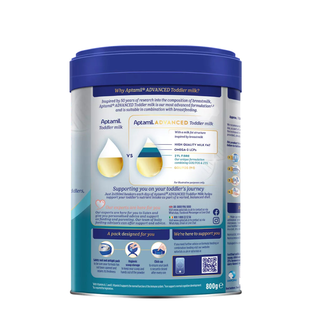 Aptamil Advanced 3 Toddler Milk (1-2 Years) (800g)