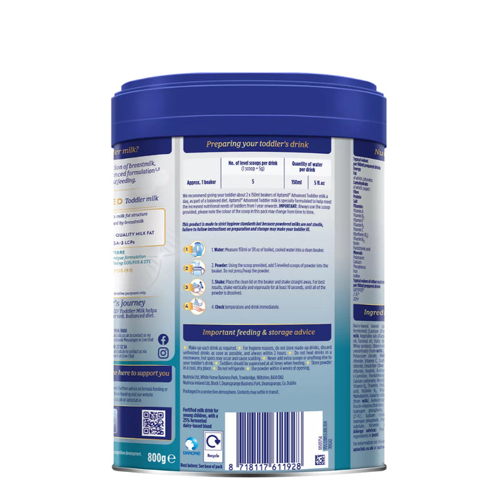 Aptamil Advanced 3 Toddler Milk (1-2 Years) (800g)