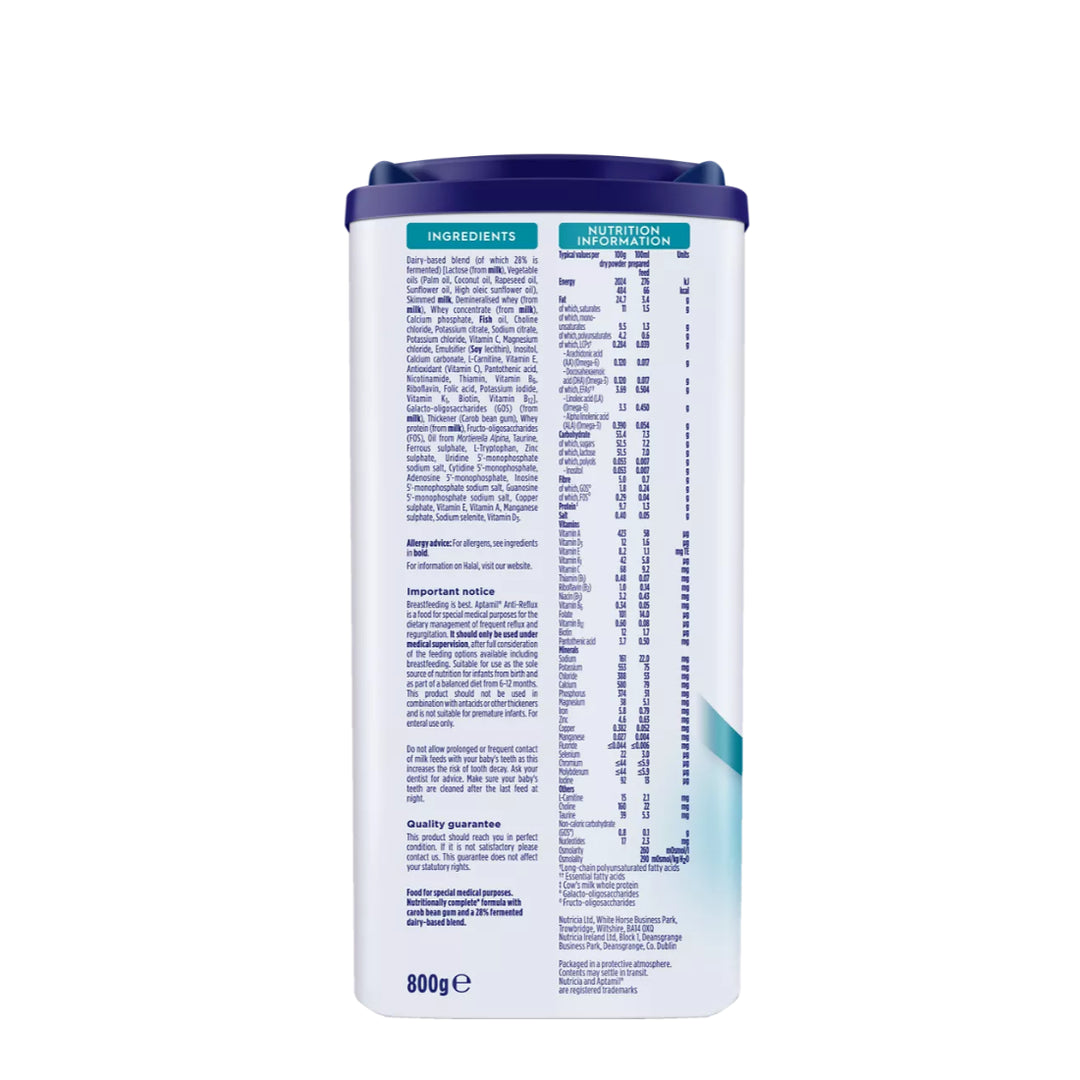 Aptamil Anti Reflux Formula Milk (From Birth to 12 Months) (800g)