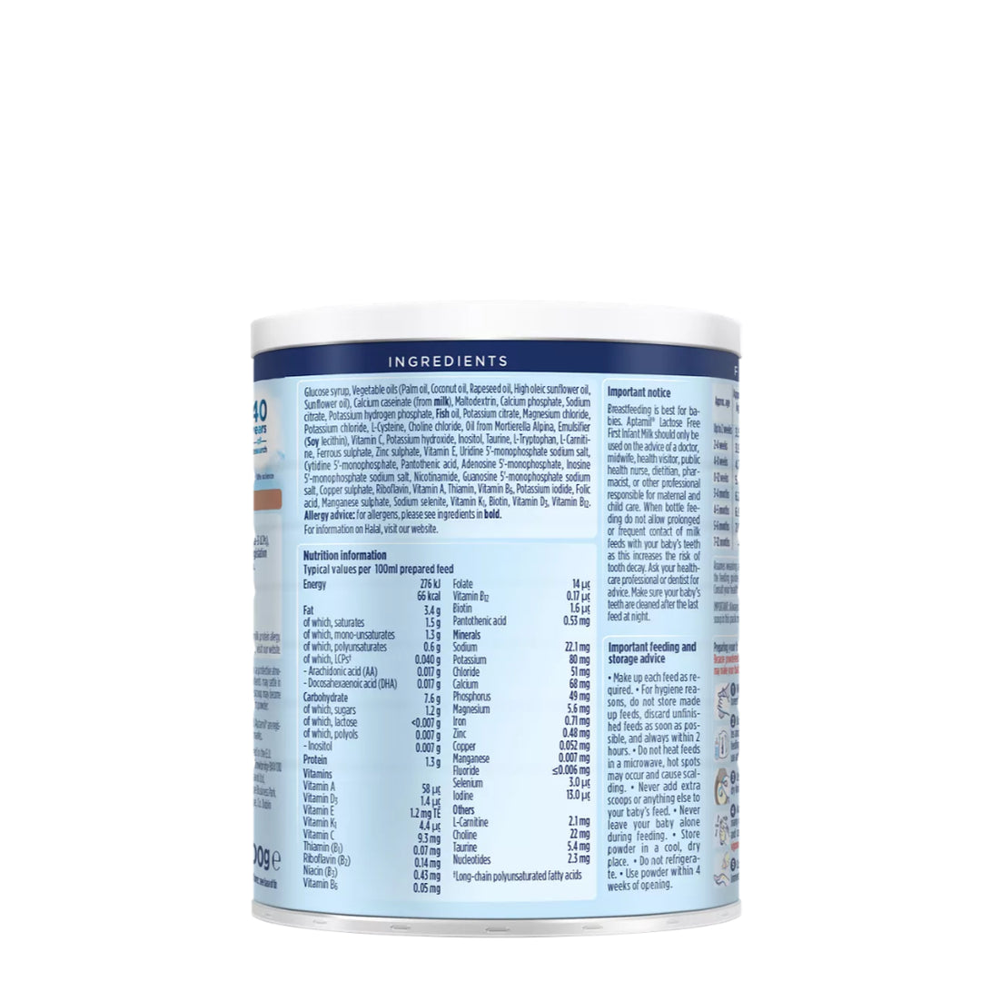 Aptamil Lactose Free First Infant Milk (From Birth) (400g)