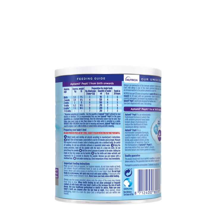 Aptamil Pepti 1 Extensively Hydrolysed Formula (400g)