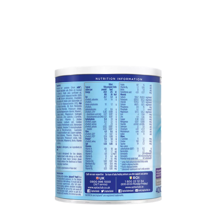 Aptamil Pepti 1 Extensively Hydrolysed Formula (400g)