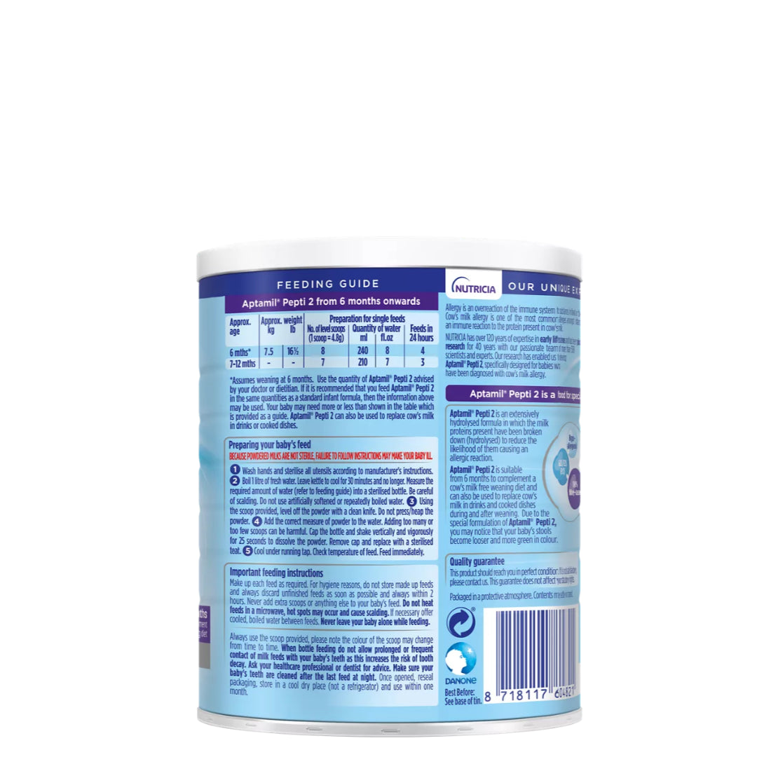 Aptamil baby formula milk