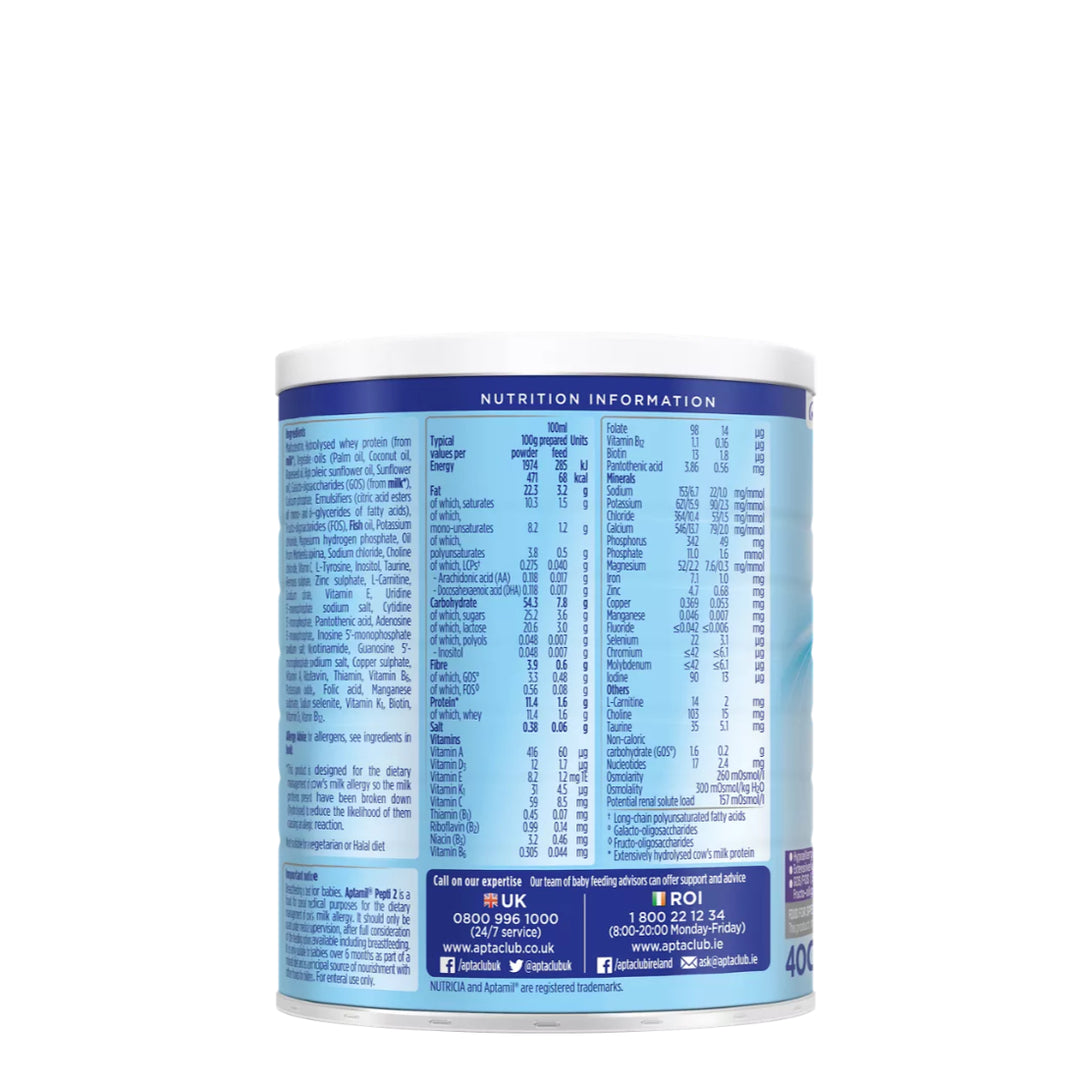 Aptamil Pepti 2 Extensively Hydrolysed Formula (400g)