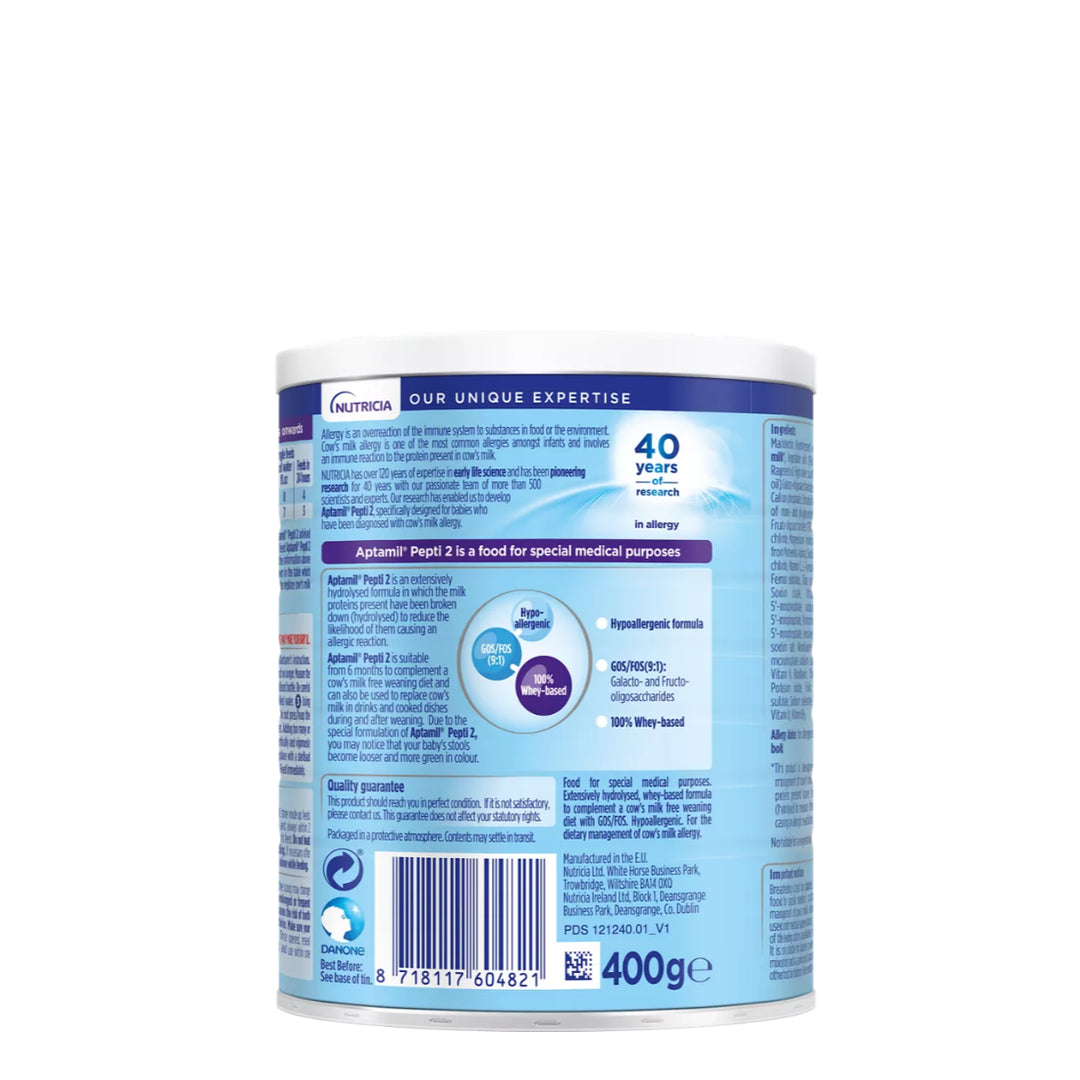 Aptamil Pepti 2 Extensively Hydrolysed Formula (400g)