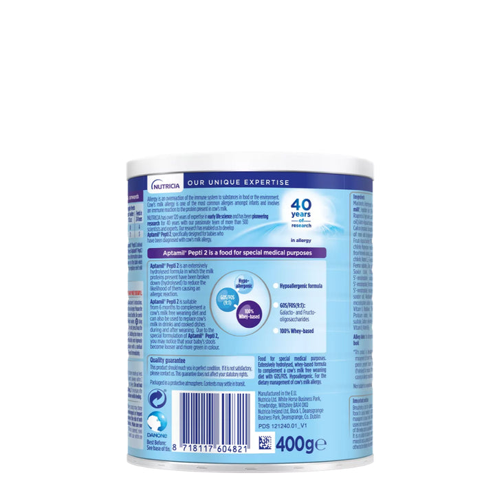 Aptamil Pepti 2 Extensively Hydrolysed Formula (400g)