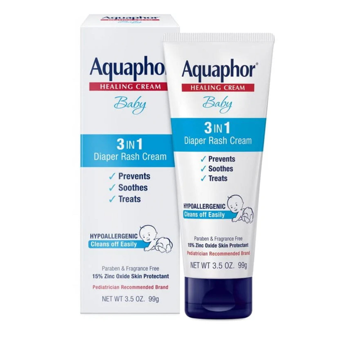 Aquaphor Baby 3 in 1 Diaper Rash Cream (99g)