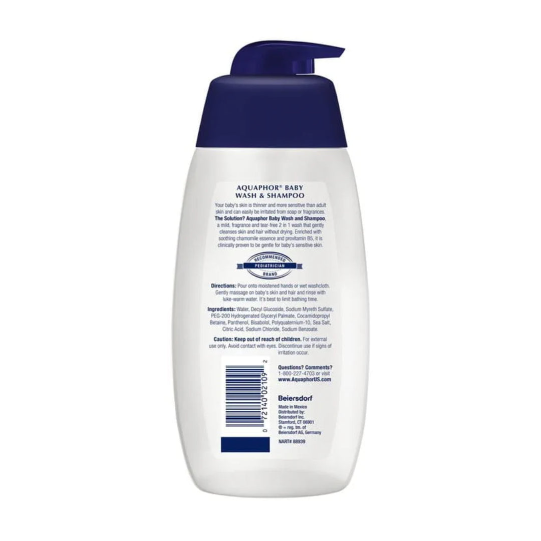 Aquaphor Baby Cleansing Wash &amp; Shampoo (500ml)