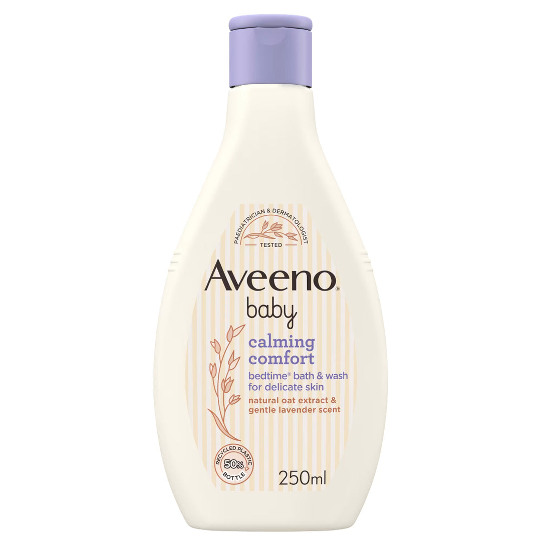 Aveeno Baby Calming Comfort Bedtime Bath &amp; Wash (250ml)