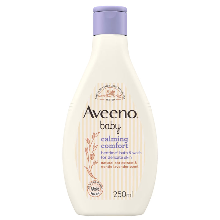 Aveeno Baby Calming Comfort Bedtime Bath &amp; Wash (250ml)