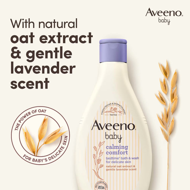 Aveeno Baby Calming Comfort Bedtime Bath &amp; Wash (250ml)