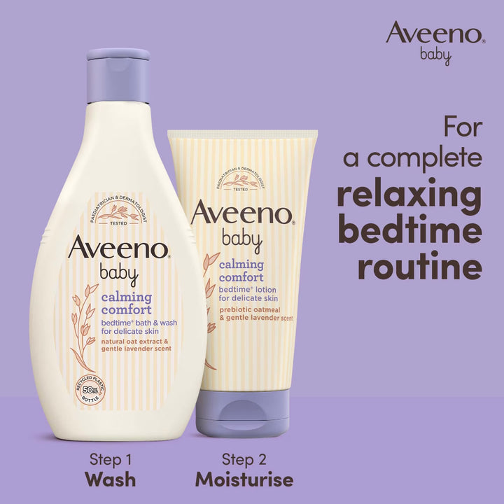 Aveeno Baby Calming Comfort Bedtime Bath &amp; Wash (250ml)