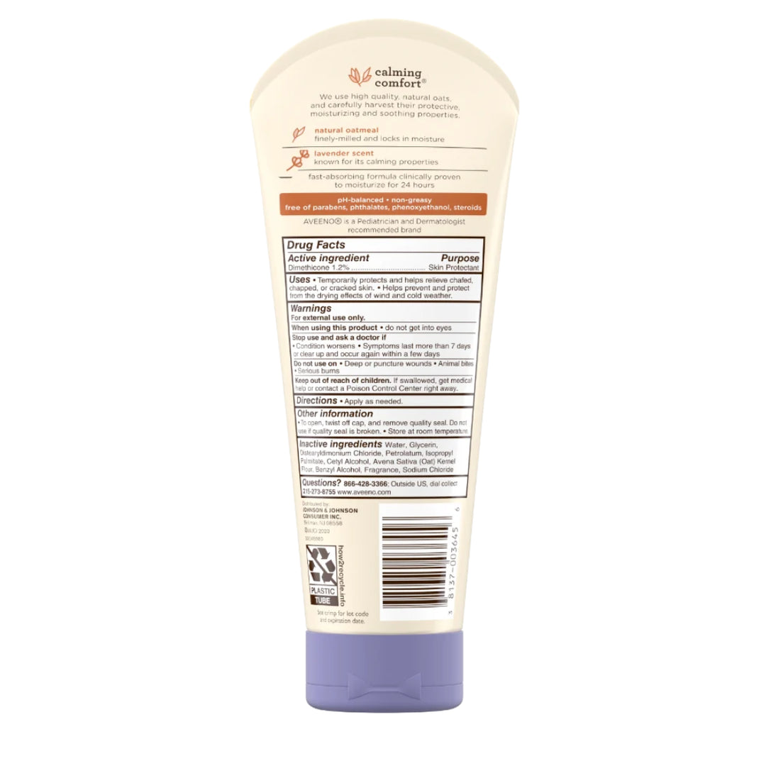 Aveeno Baby Calming Comfort Lotion with Natural Oat Extract + Lavender Scent (227g)