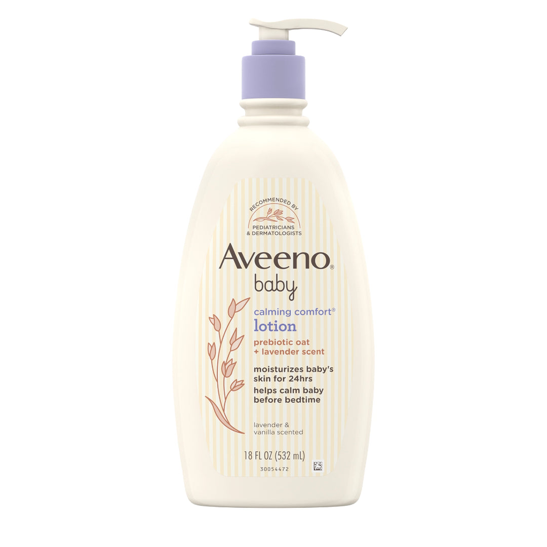 Aveeno Baby Calming Comfort Lotion with Natural Oat Extract + Lavender Scent (532ml)
