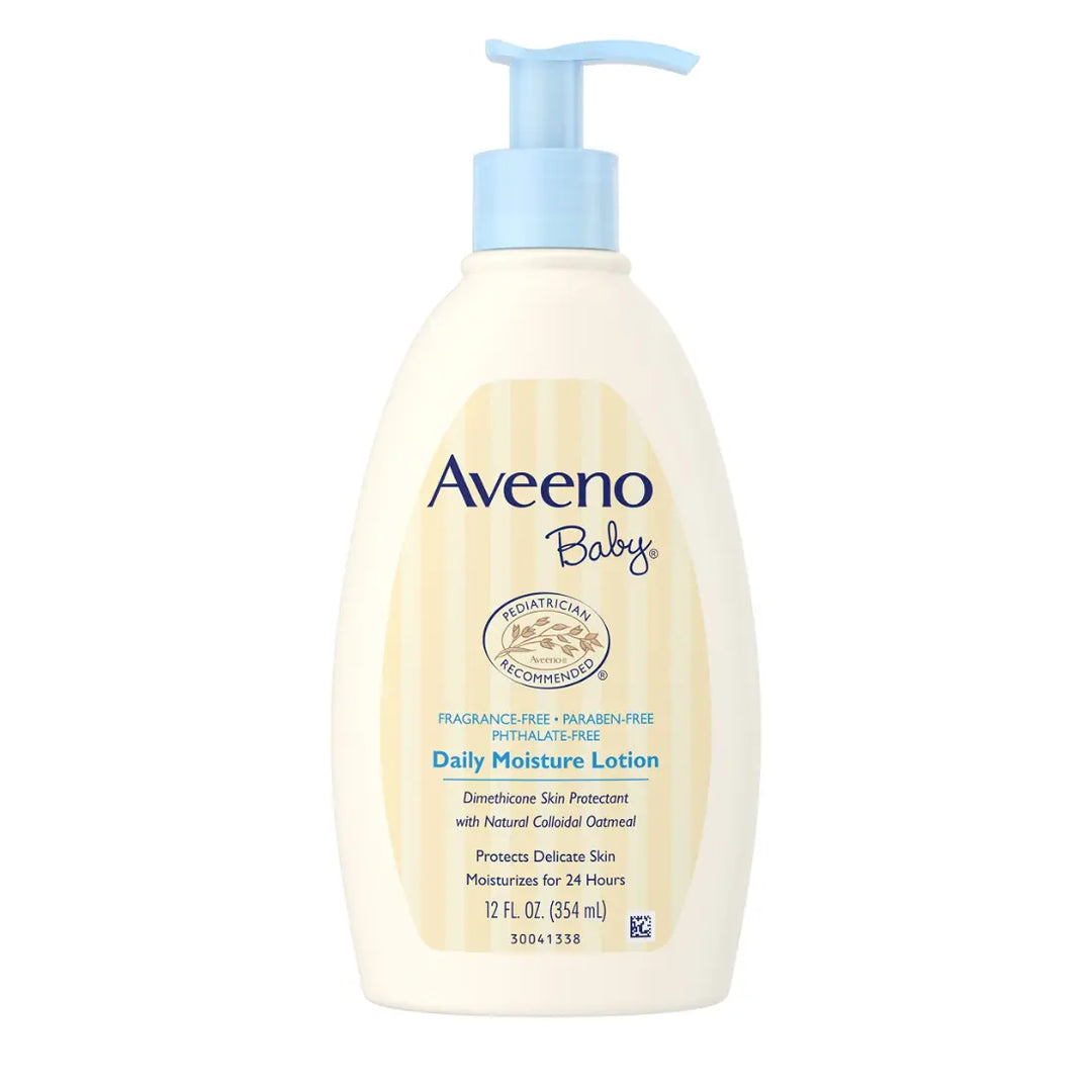 Aveeno Baby Daily Moisture Lotion with Natural Oat Extract (354ml)