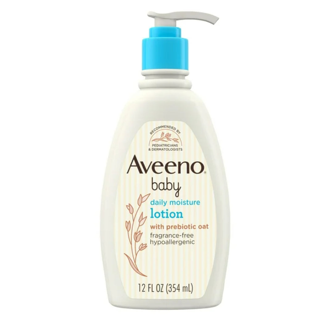 Aveeno Baby Daily Moisture Lotion with Prebiotic Oat (354ml)