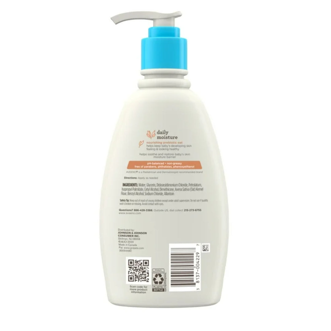 Aveeno Baby Daily Moisture Lotion with Prebiotic Oat (354ml)
