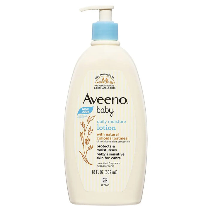 Aveeno Baby Daily Moisture Lotion with Natural Oat Extract (532ml)