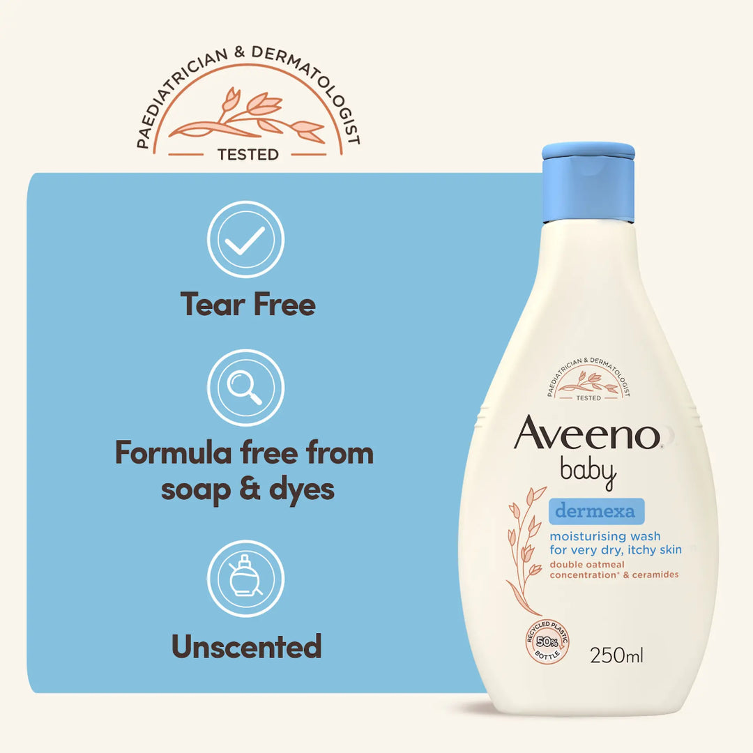 Aveeno Baby Dermexa Moisturising Wash (250ml)