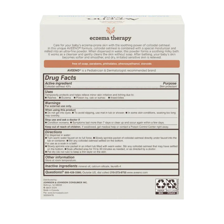 Aveeno Baby Eczema Therapy Bath Treatment (106g)