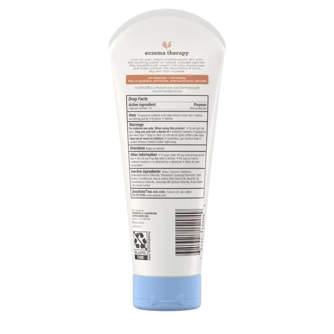 Aveeno Baby Eczema Therapy Moisturizing Cream (206g)