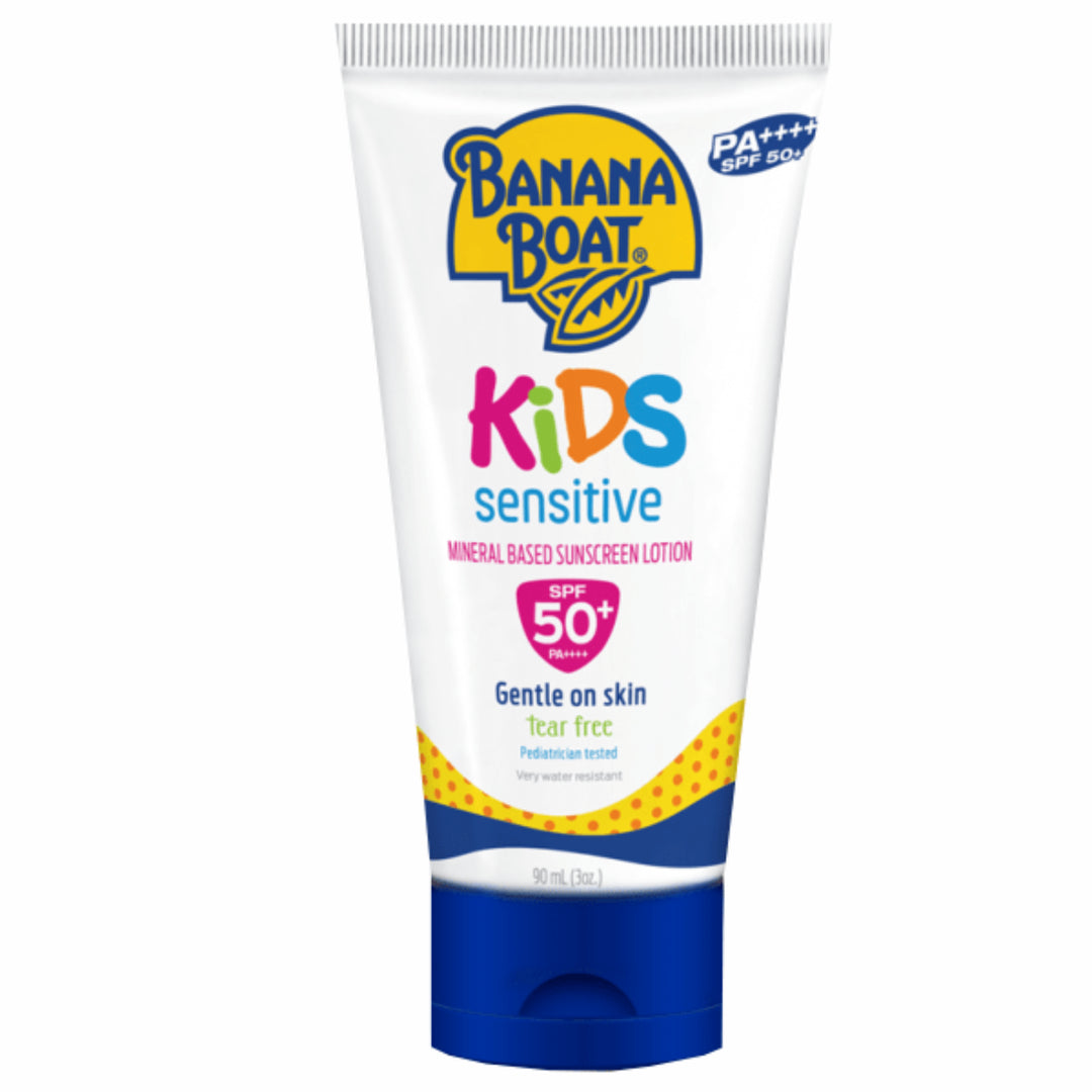Banana Boat Kids Sensitive Mineral Sunscreen Lotion SPF 50+ (90ml)