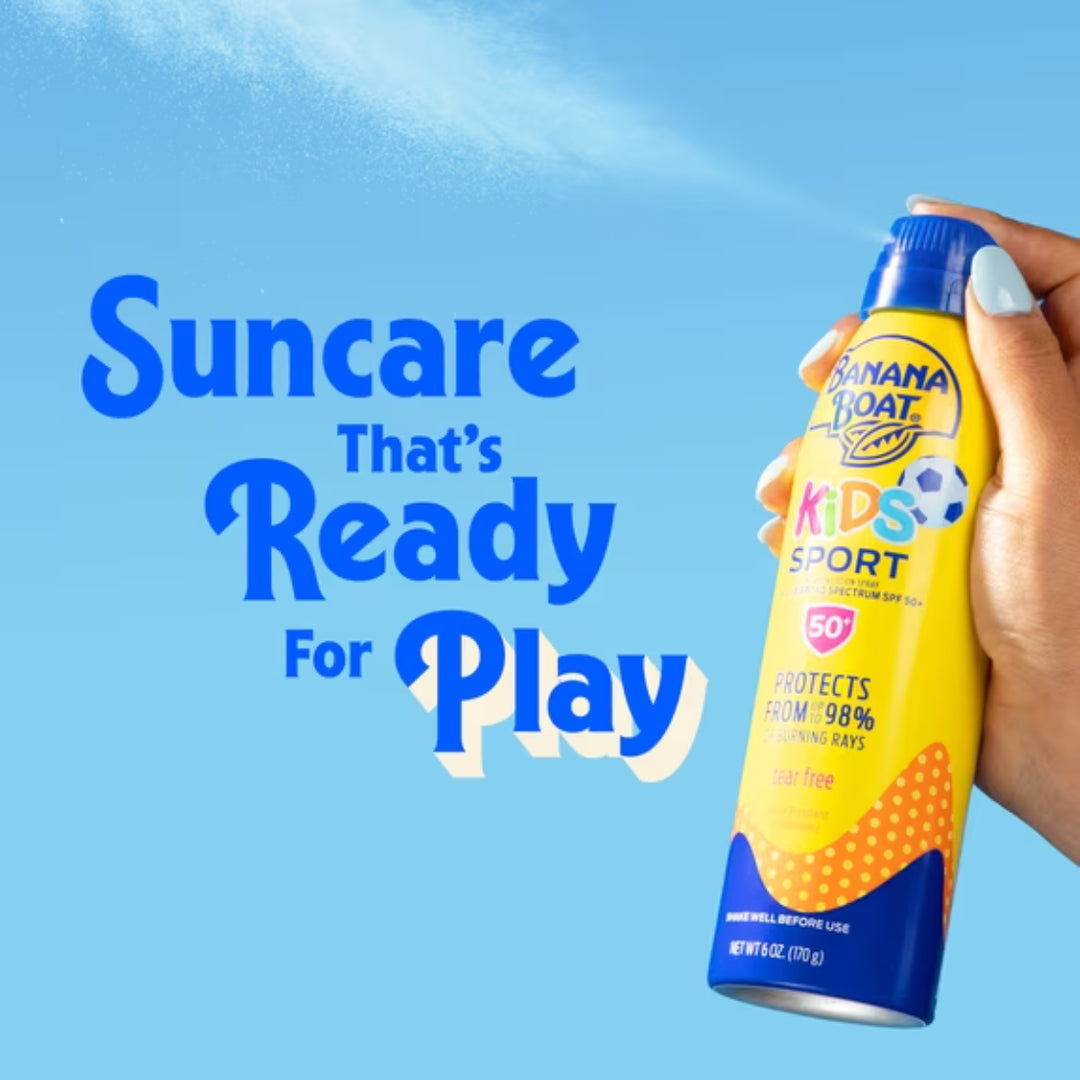 Banana Boat Kids Sport Sunscreen Spray SPF 50+ (170g)