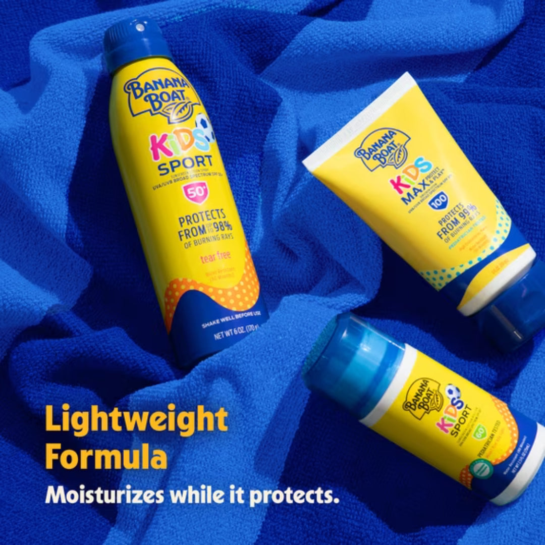 Banana Boat Kids Sport Sunscreen Spray SPF 50+ (170g)