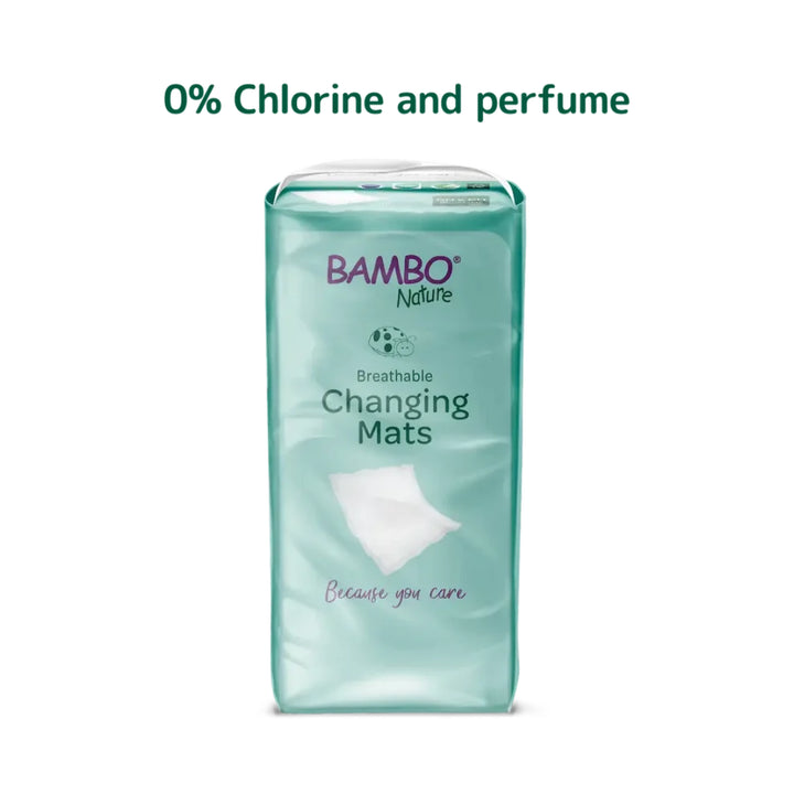 Bambo Nature Disposable Changing Mats (60×60 cm) (10 pcs)