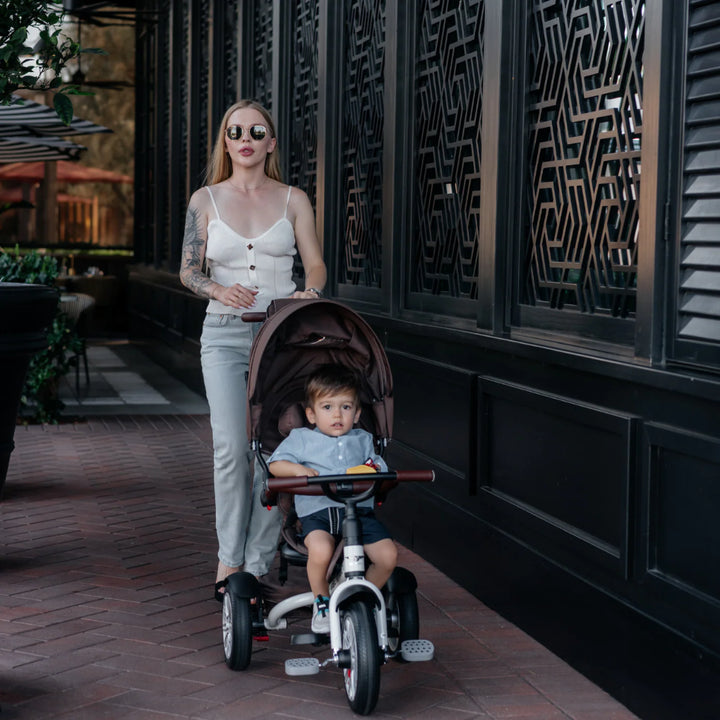 Bentley 6 in 1 Stroller Trike - White Satin