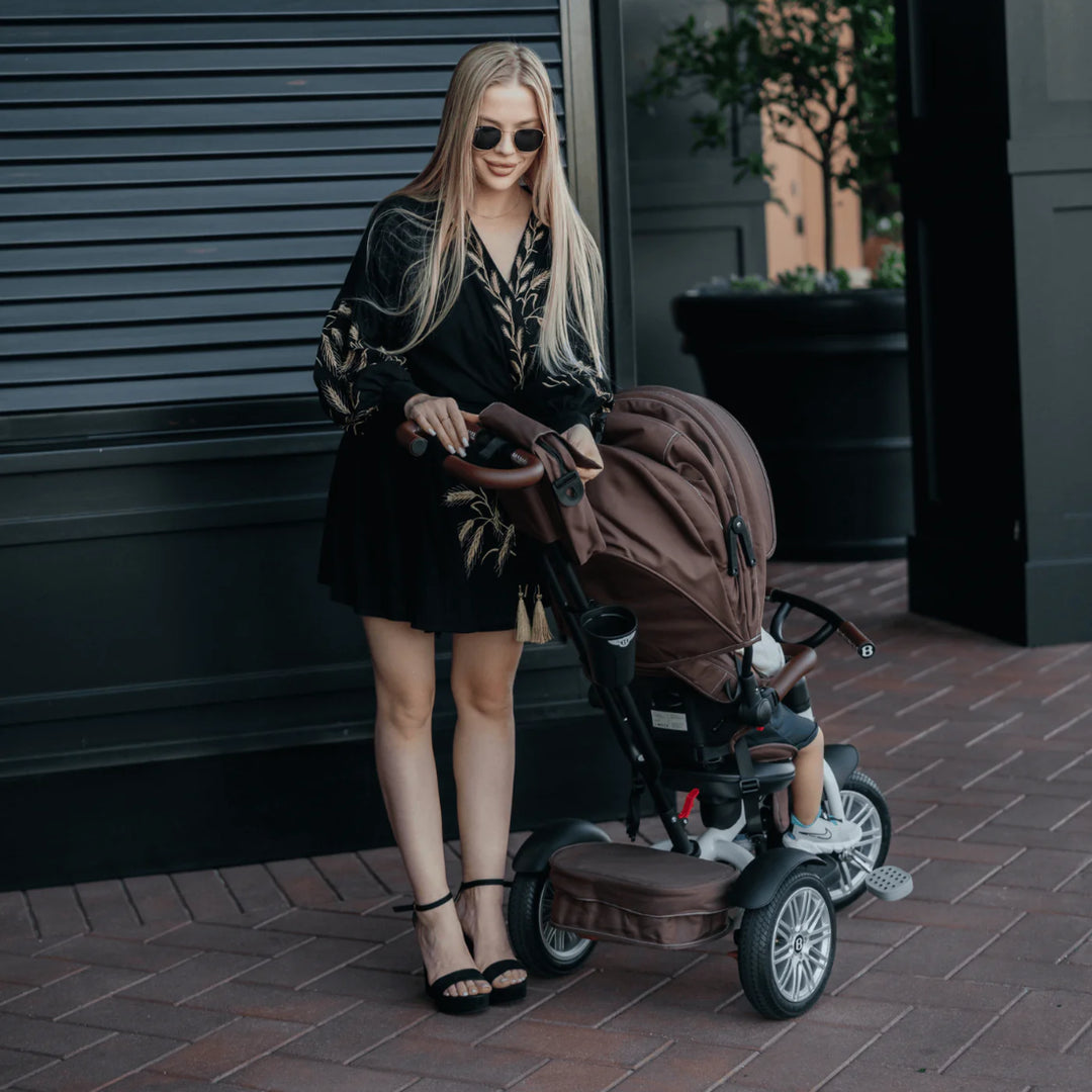 Bentley 6 in 1 Stroller Trike - White Satin