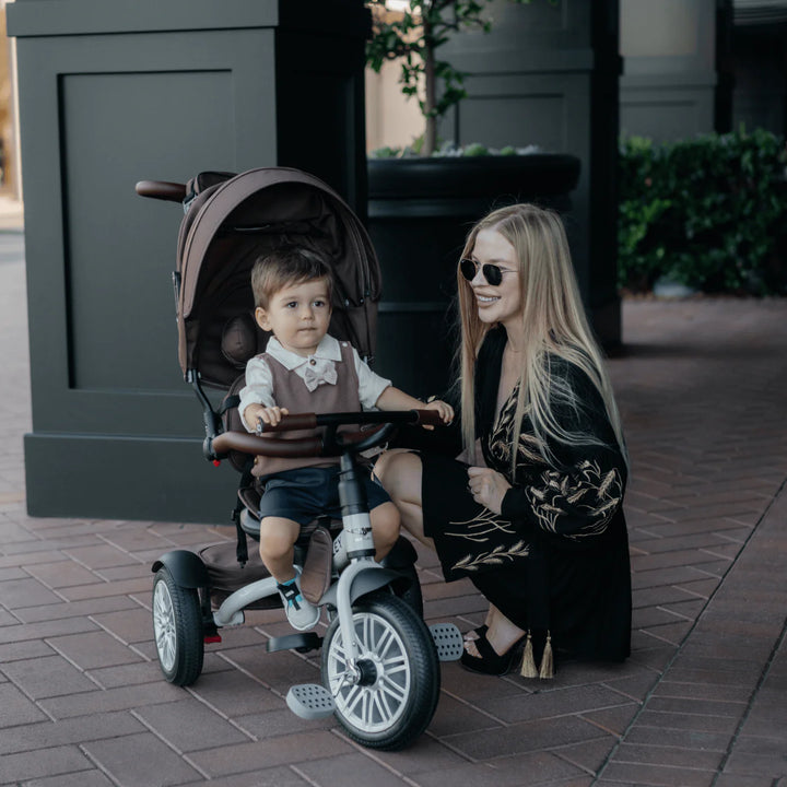 Bentley 6 in 1 Stroller Trike - White Satin