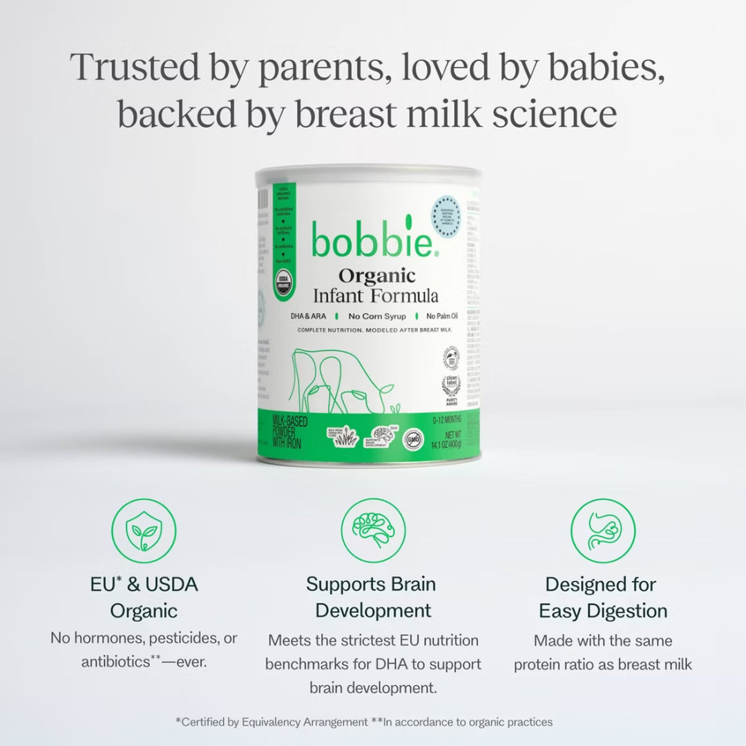 bobbie Organic Original Infant Formula (0-12 Months) (400g)