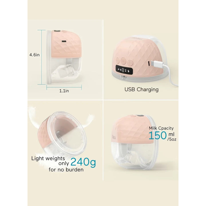 Paruu P10 Double Wearable Electric Breast Pump