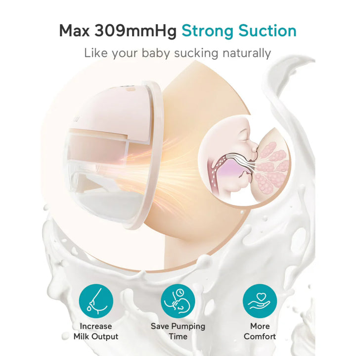 Paruu P16 Double Wearable Electric Breast Pump