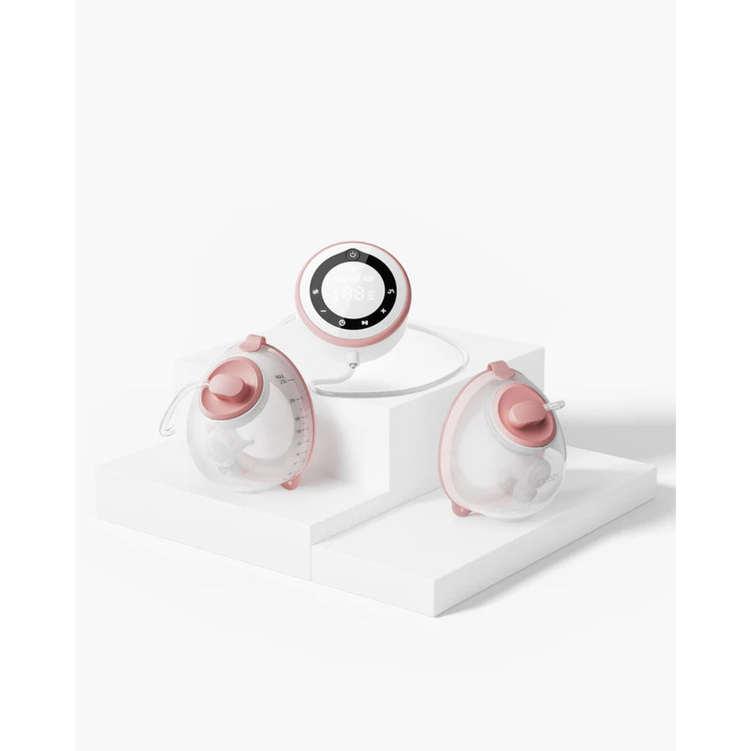 momcozy V1 Pro Hospital-Grade Wearable Electric Breast Pump (Cozy Red)