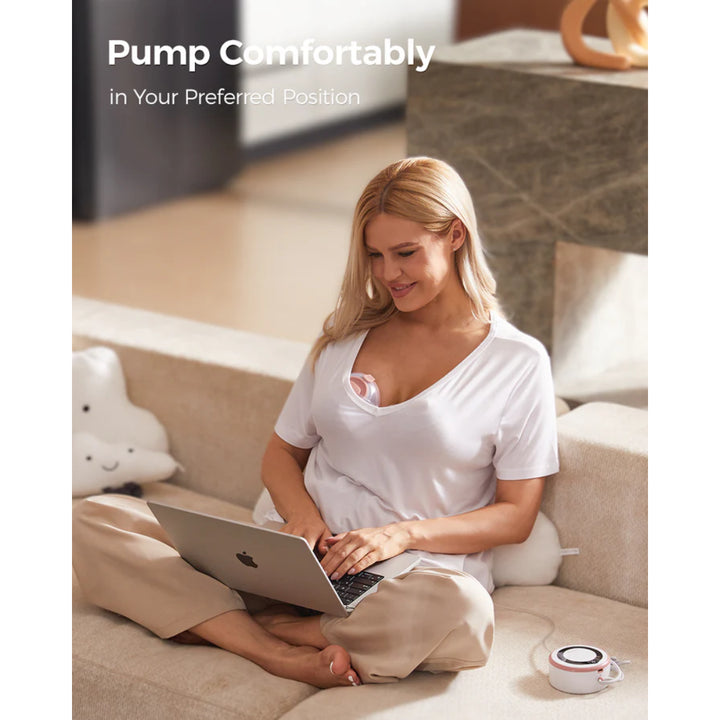 momcozy V1 Pro Hospital-Grade Wearable Electric Breast Pump (Cozy Red)