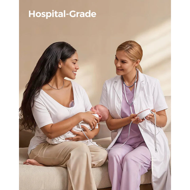 momcozy V1 Pro Hospital-Grade Wearable Electric Breast Pump (Cozy Red)