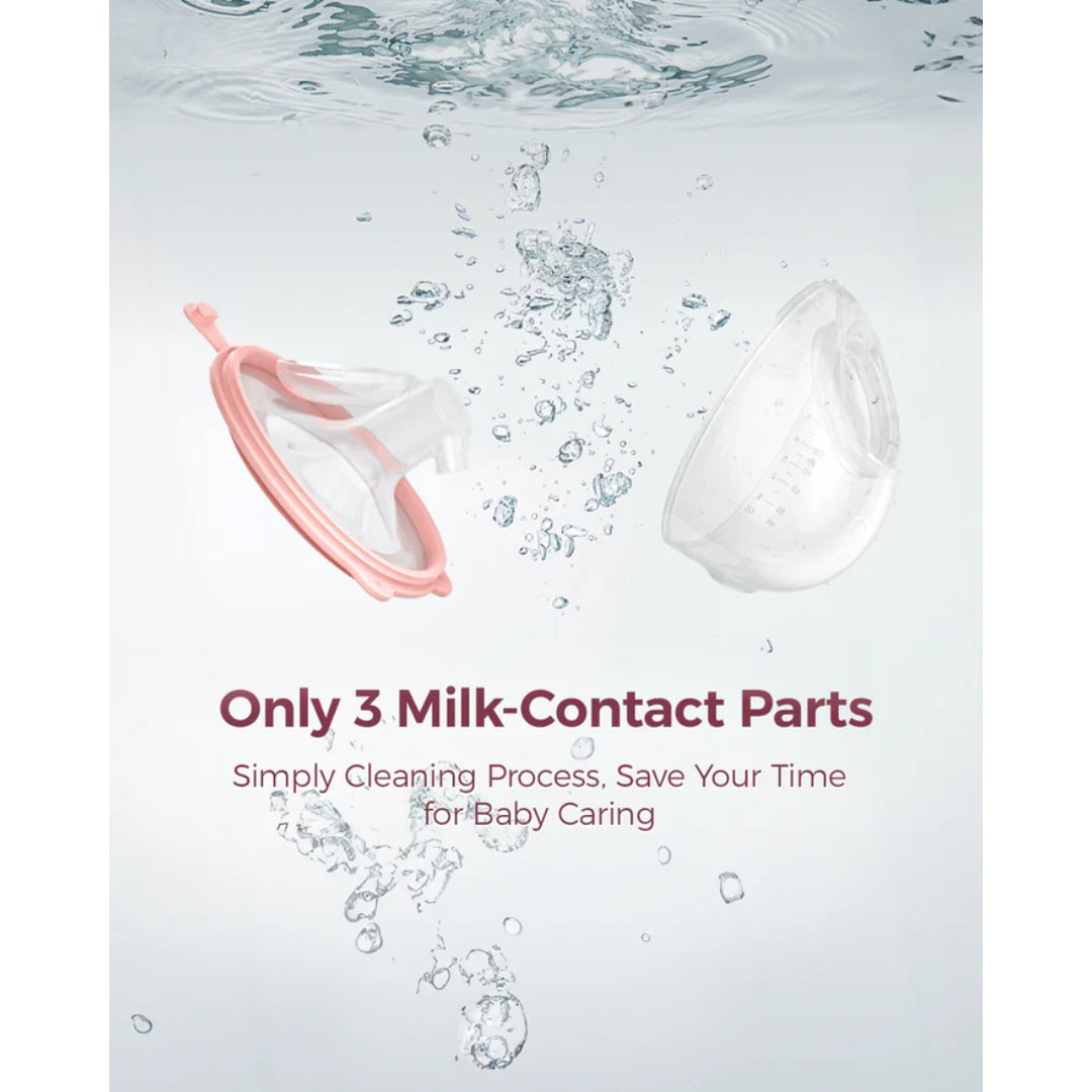 momcozy V1 Pro Hospital-Grade Wearable Electric Breast Pump (Cozy Red)
