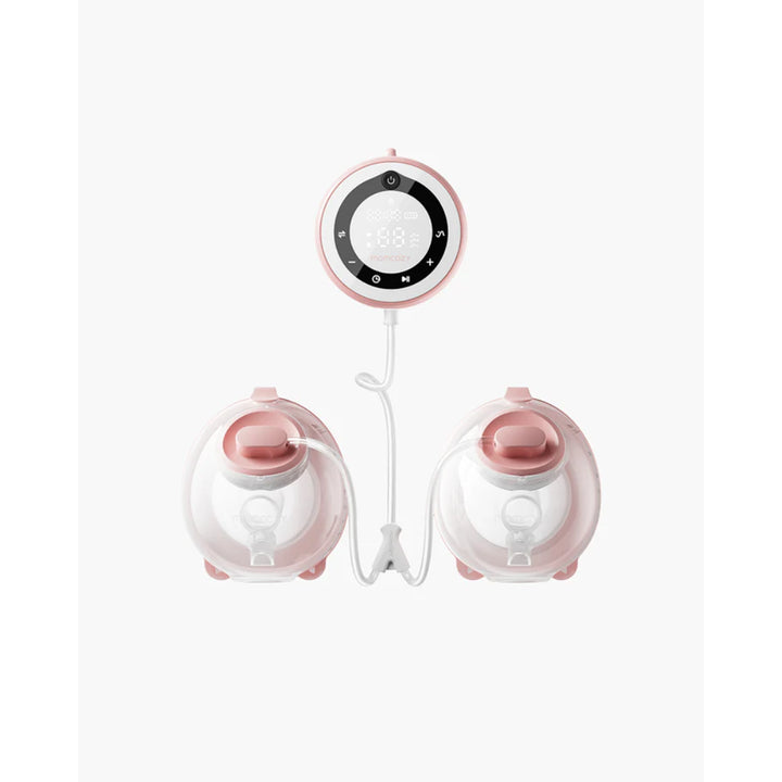 momcozy V1 Pro Hospital-Grade Wearable Electric Breast Pump (Cozy Red)