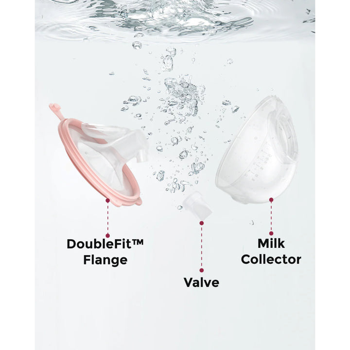 momcozy V2 Pro Hospital-Grade Double Wearable Breast Pump (Cozy Red)