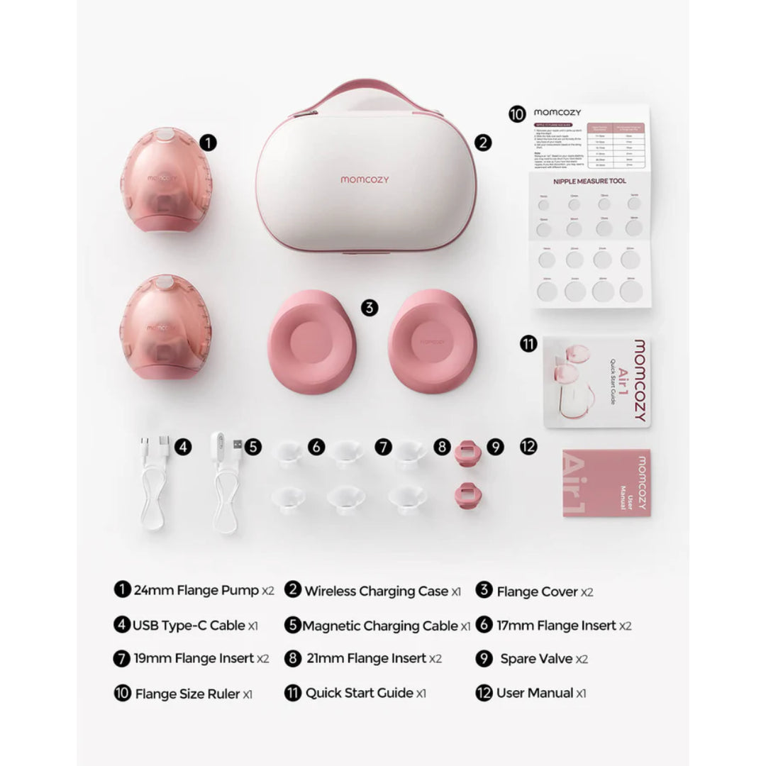 momcozy Air 1 Ultra-Slim Wearable Electric Breast Pump