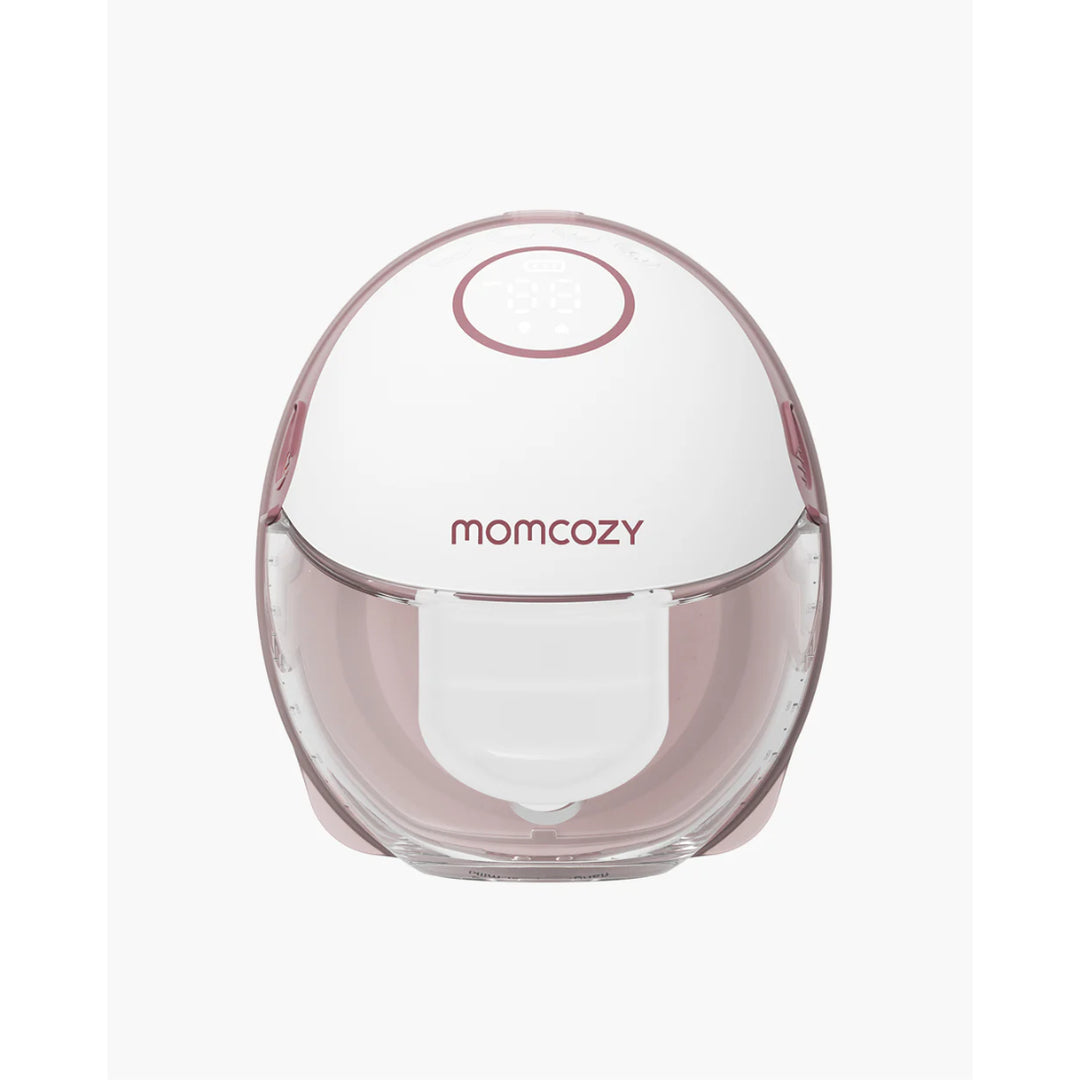 momcozy M6 Wearable Single Electric Breast Pump (Cozy Red)
