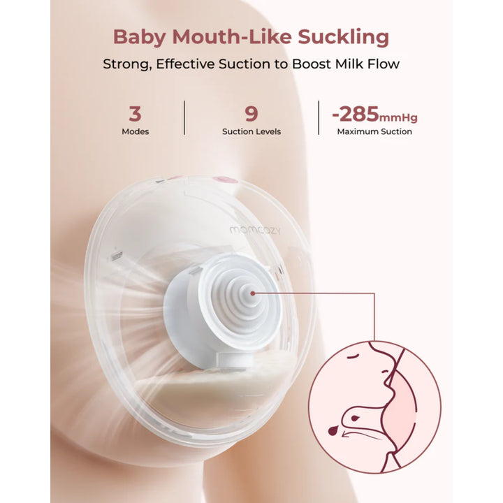 momcozy M5 Smart Wearable Electric Breast Pump