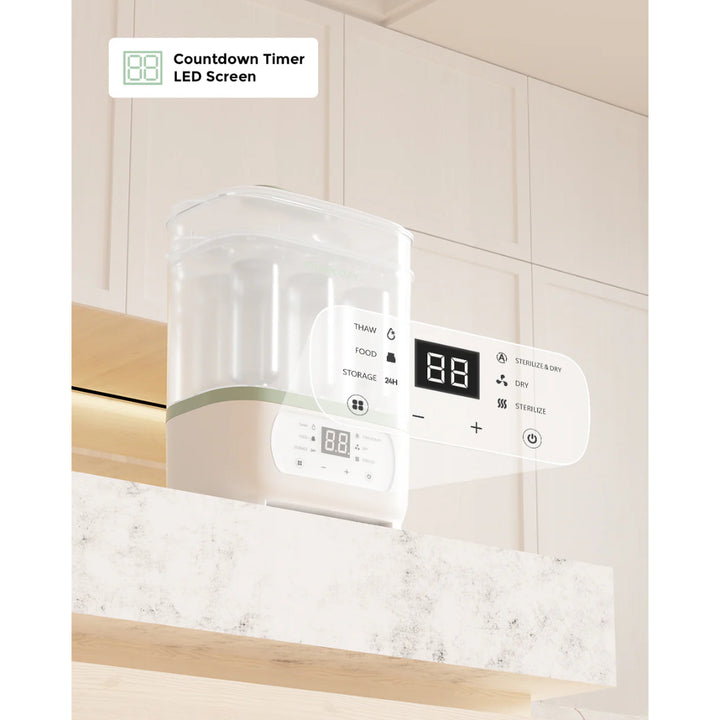 momcozy 8-in-1 Baby Bottle Steam Sterilizer & Dryer