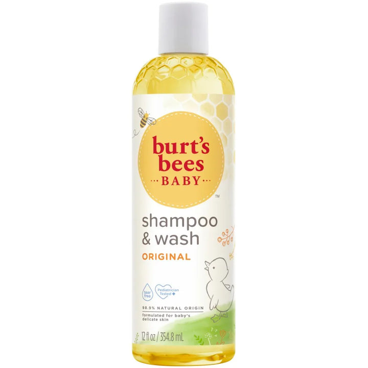 burt's bees baby original shampoo & wash (354.8ml)